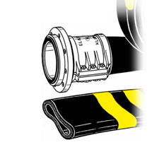 Elaflex FHD – «плоский» шланг для напорных систем перекачки нефтепродуктов.